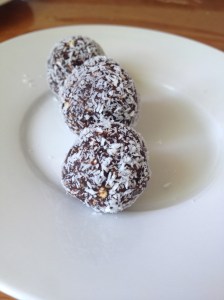 nut free bliss balls